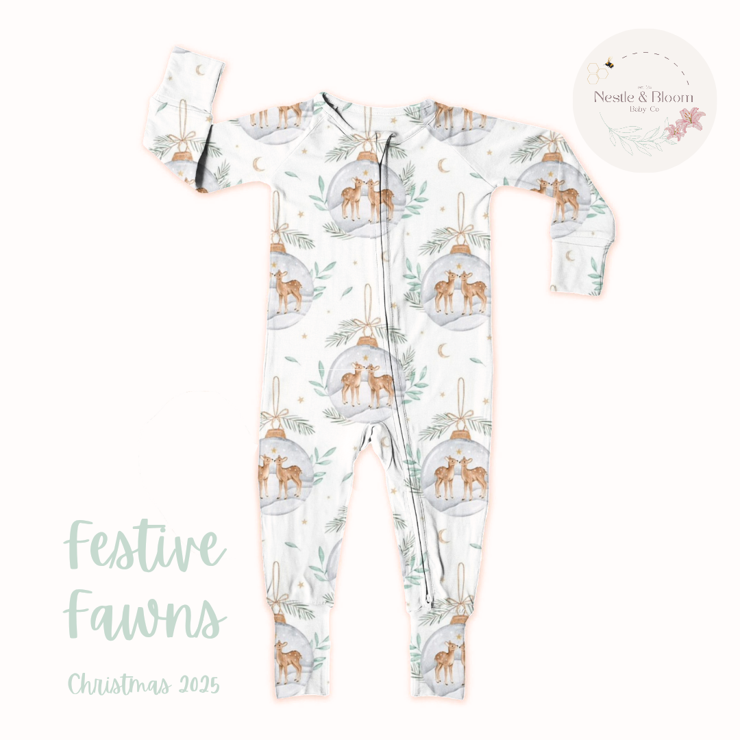 Christmas Zippy Sleepsuit