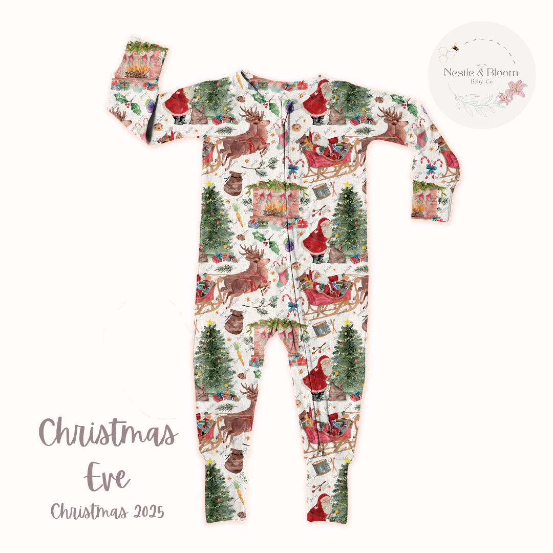 Christmas Zippy Sleepsuit