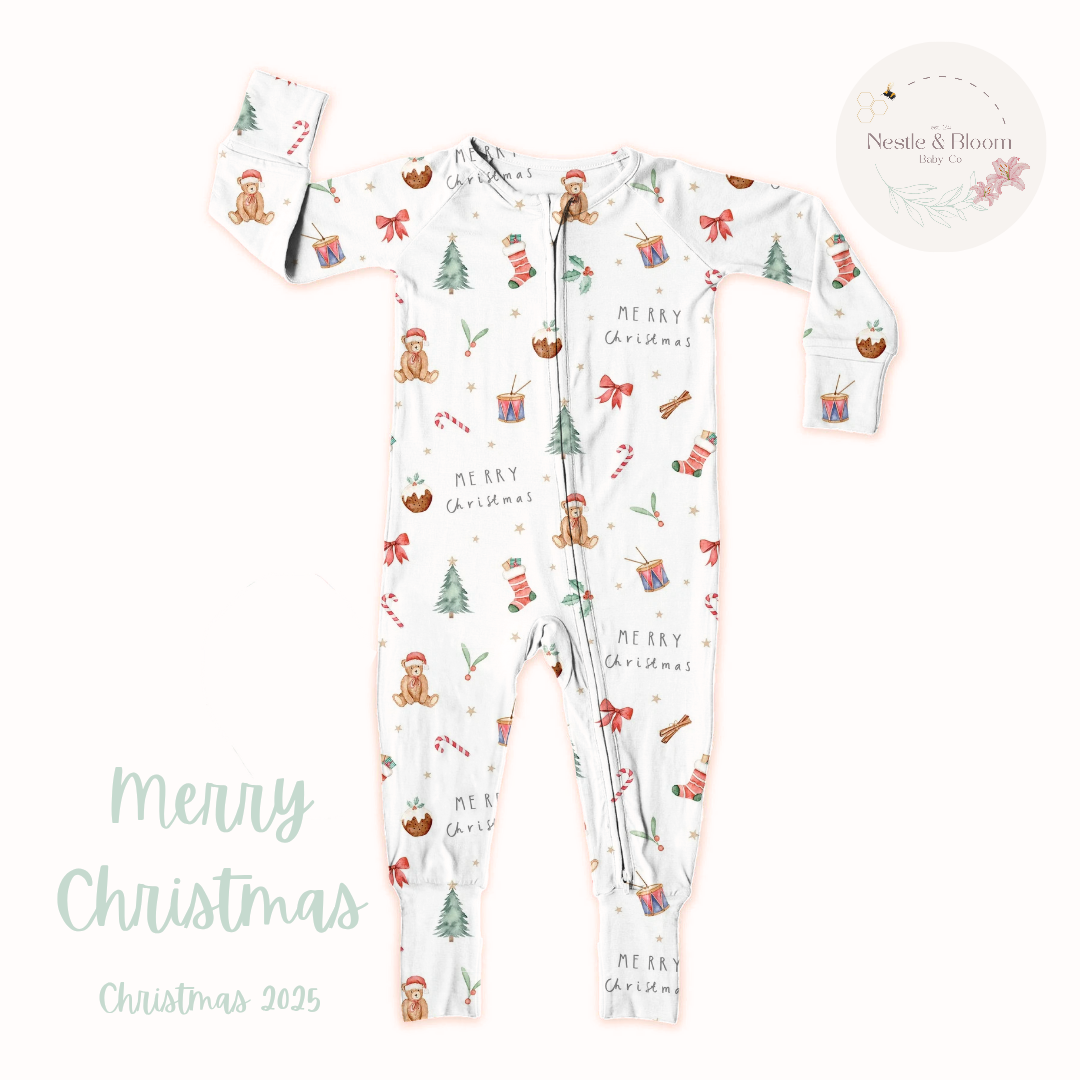 Christmas Zippy Sleepsuit