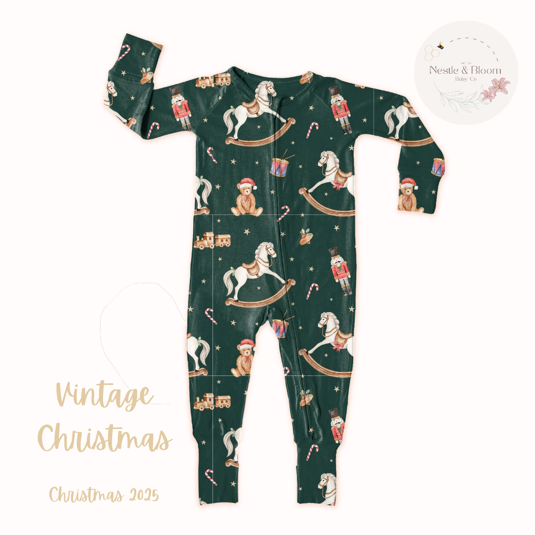 Christmas Zippy Sleepsuit