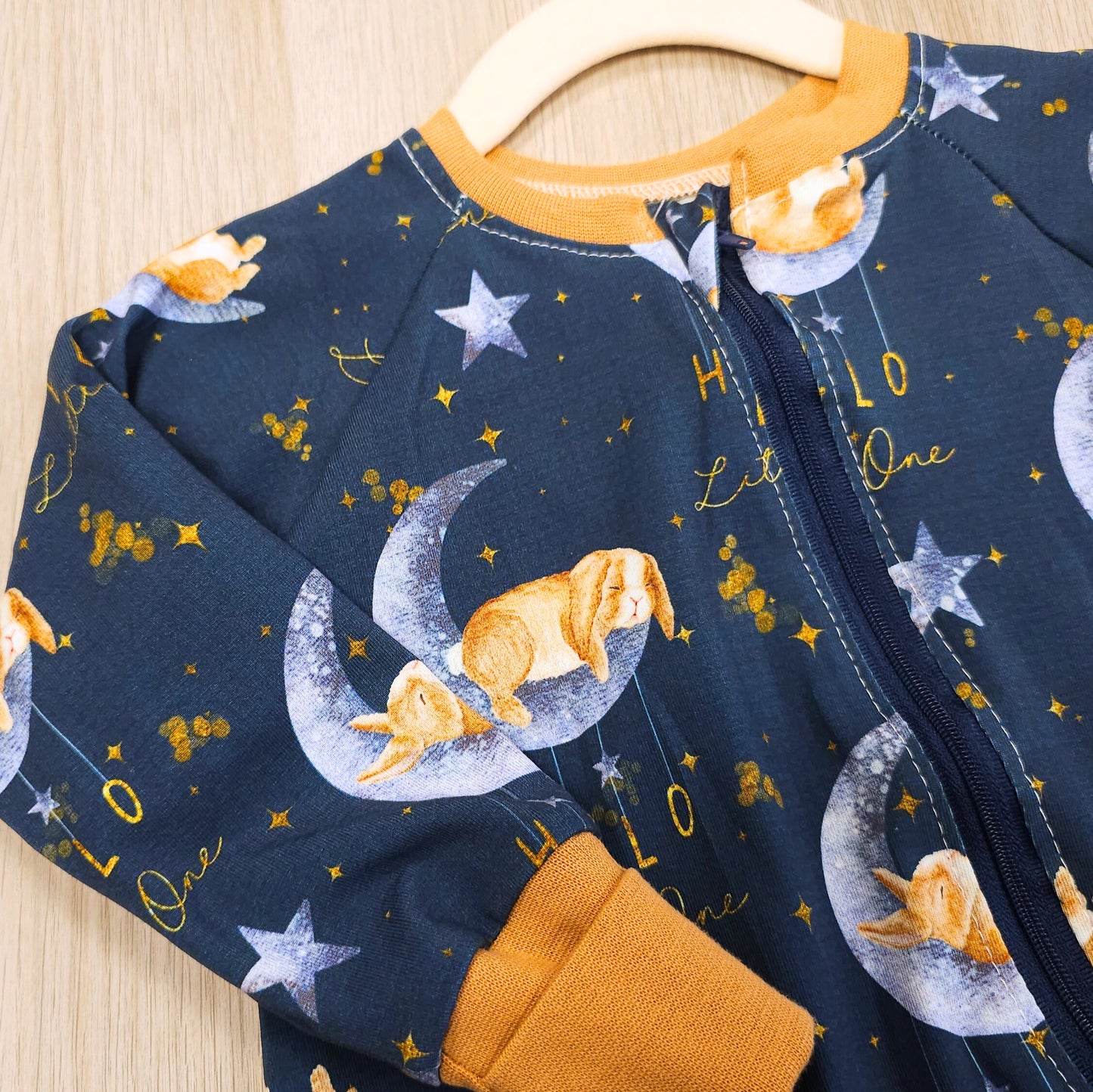 Organic Zippy Sleepsuit - Sale