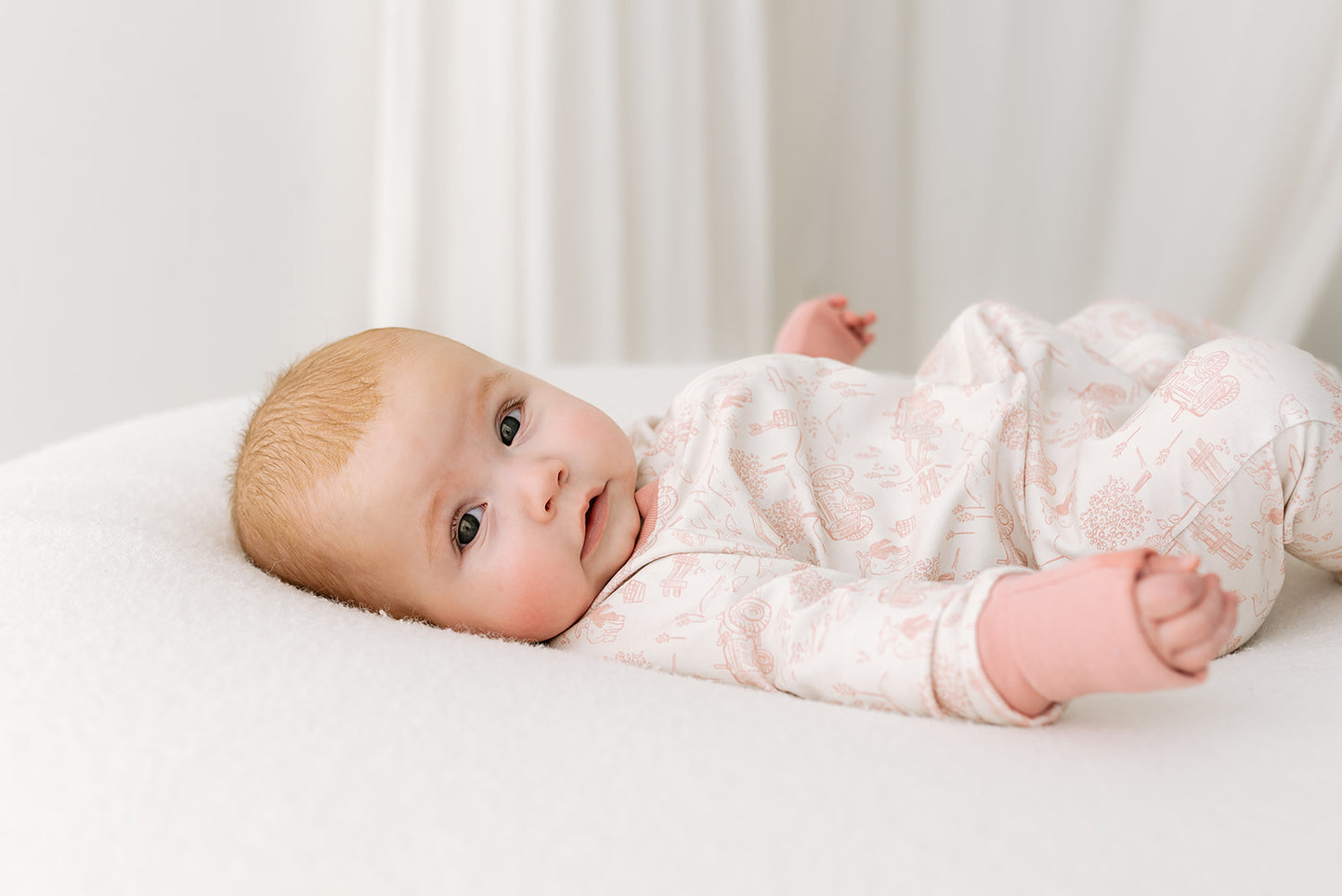 Organic Cotton Zippy Sleepsuit - Handmade in the UK