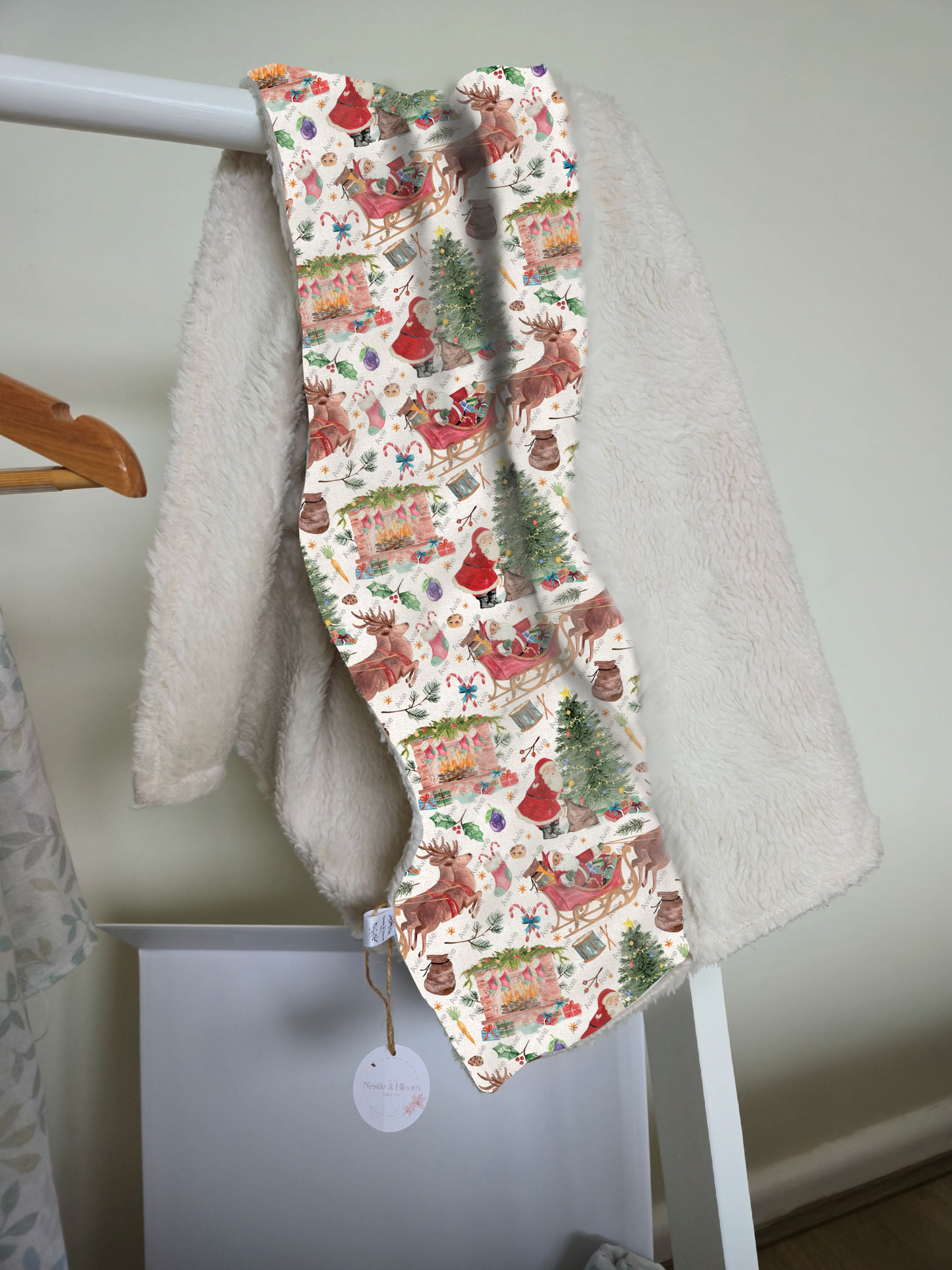 Christmas Teddy Blanket