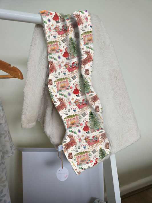 Christmas Teddy Blanket