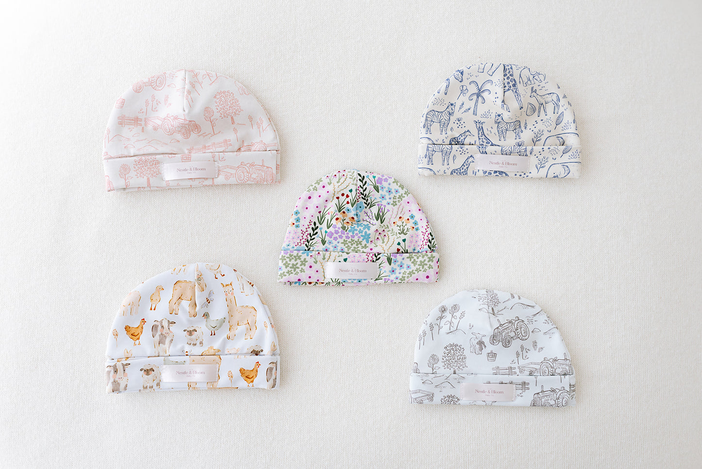 Organic Cotton Baby Hat - Soft, Comfy & Breathable