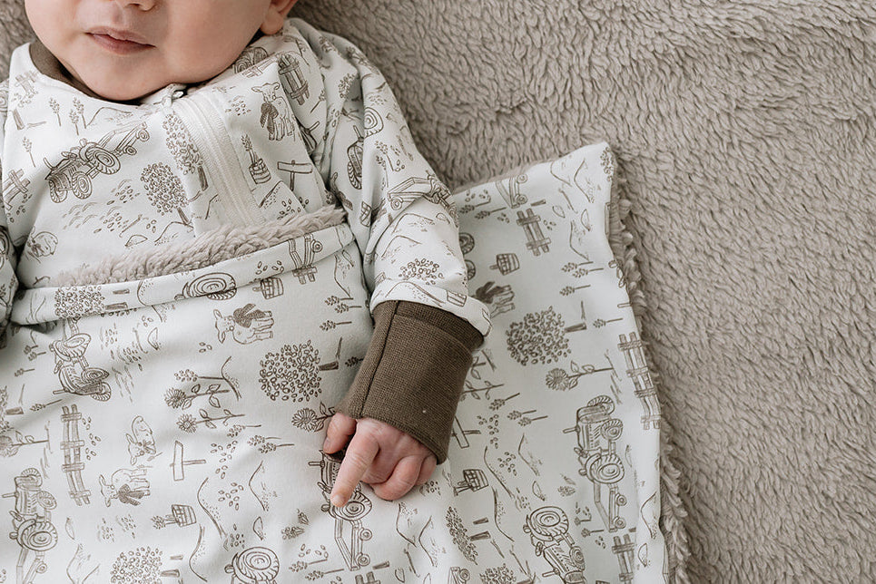 Organic Cotton Teddy Blanket - Soft & Snuggly Baby Blanket