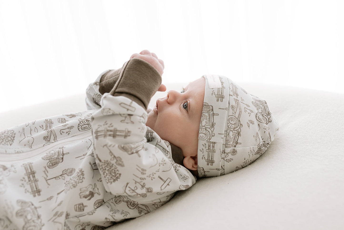 Organic Cotton Baby Hat - Soft, Comfy & Breathable