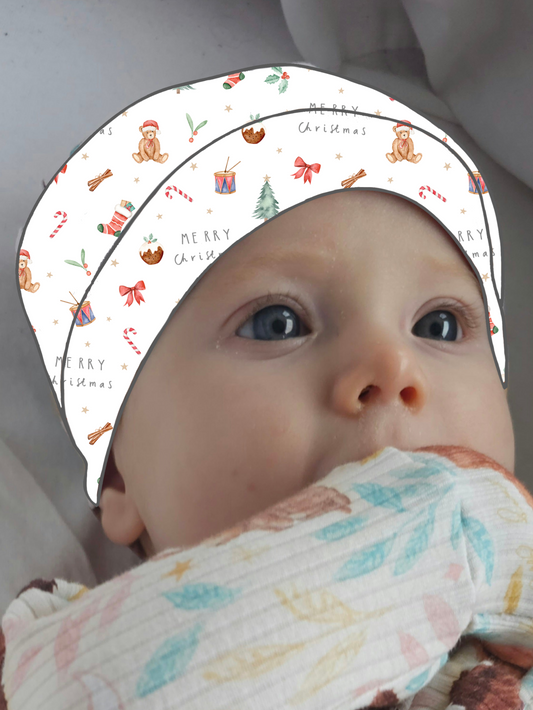 Christmas Organic Cotton Baby Hat