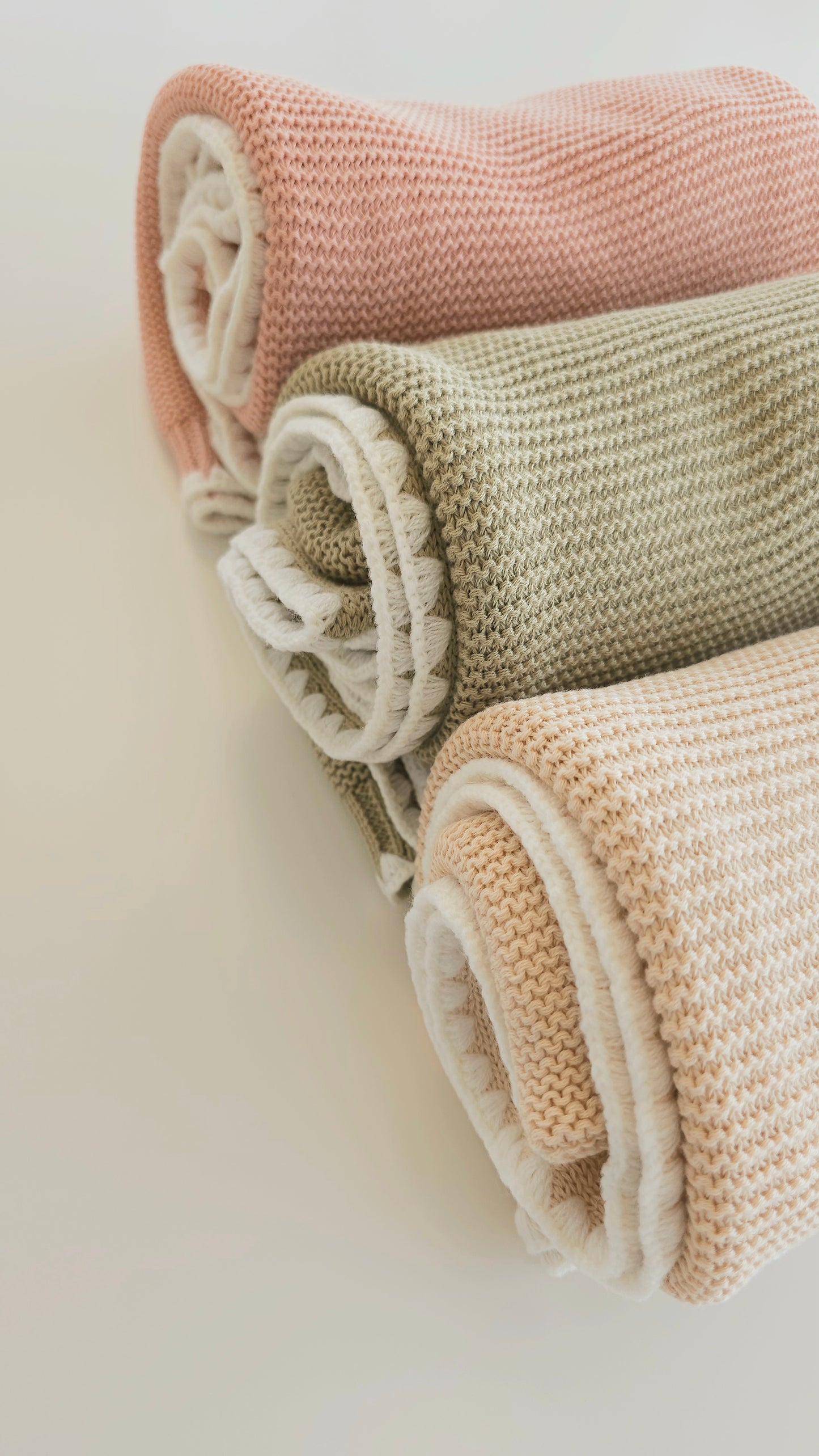 Personalised Cotton Knitted Baby Blanket | Soft Baby Blanket